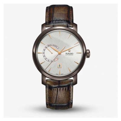 Rado DiaMaster R14140026 43mm steel case with leather strap