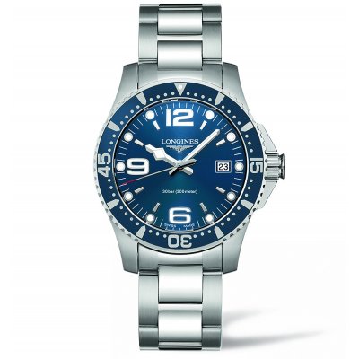 Longines HydroConquest L37404966 Water resistance 300M, Quartz, 41 mm