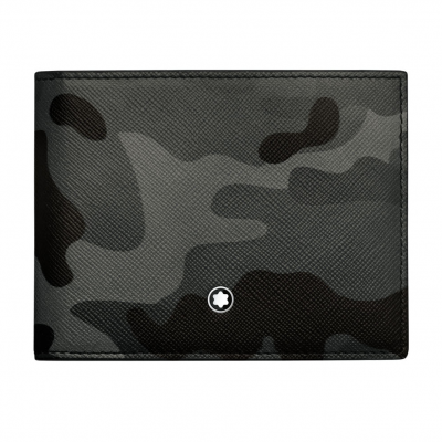 Montblanc Sartorial 11.2x8.6x2 cm 118675 Sartorial 4cc Wallet- Grey/ Camouflage