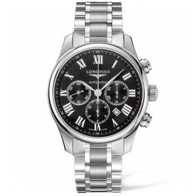 Longines Master Collection L28594516 Column-Wheel, Automatik Chronograph, 44 mm