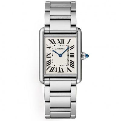 Cartier Tank Must Large model WSTA0106 33.7 mm x 25.5 mm Quartz Steel