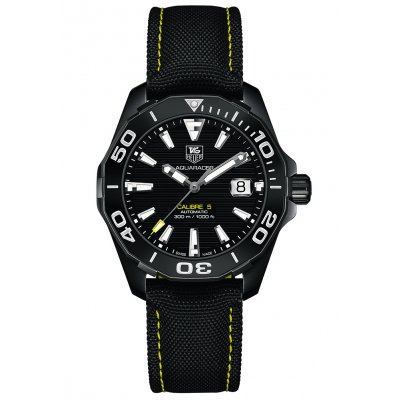 TAG Heuer Aquaracer Calibre 5 WAY218A.FC6362 Cal. 5, BLACK VERSION, Wasserdicht  300M, 41 mm