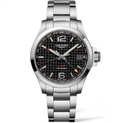 Longines Conquest L37184666 Quartz, GMT, 41 mm