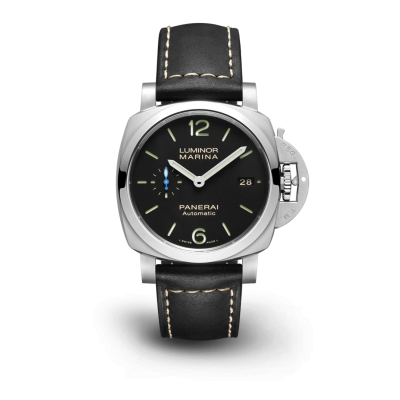 Panerai Luminor Marina PAM02392 42,,. automatic, steel case,Calf Ponte black strap