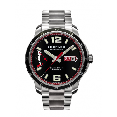 Chopard Classic Racing 158566-3001 43mm GTS, steel case and barcelet, black dial
