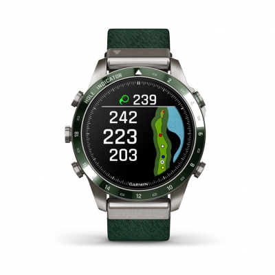 Garmin MARQ Golfer GEN 2 010-02648-21 46mm acél tok textil szíj