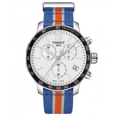 Tissot T-Sport T095.417.17.037.06 QUICKSTER NY KNICKS, Quarz-Chronograph, 42 mm