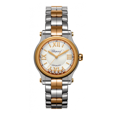 Chopard Happy Sport 278573-6017 30, acél és arany tok és szíj