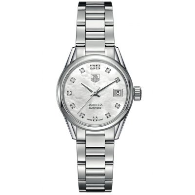 TAG Heuer Carrera Calibre 9 WAR2414.BA0776 Diamonds, Automatic, 28 mm