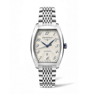 Longines Evidenza L23424736 30mm Automatik-Stahlgehäuse mit Stahlschließe