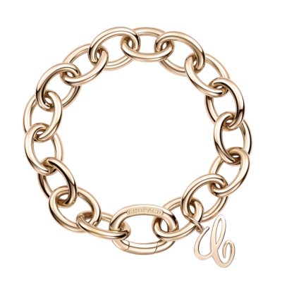 Chopard Les Chaines Karkötő 20CM 85A130-5001 Gold bracelet with pendant