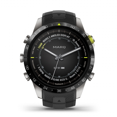 Garmin MARQ Athlete GEN2 SD 010-02648-41 46mm Titanium case Rubber strap