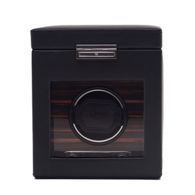 Wolf 19.7CM X 20.3CM X 23CM 457156 ROADSTER SINGLE WATCH WINDER WITH STORAGE