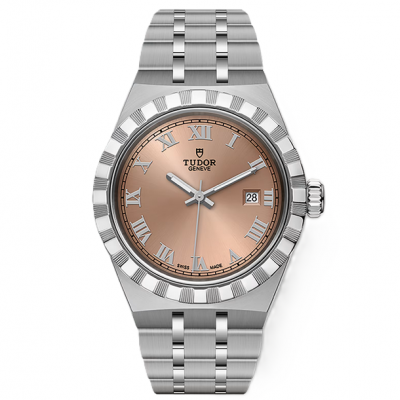 Tudor Royal M28300-0008 28mm Steel case Salmon dial