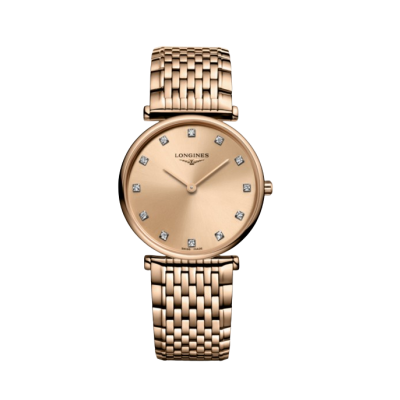 Longines La Grande Classique de Longines L45121908 Női kvarc, gyémánt indexes karóra 29mm
