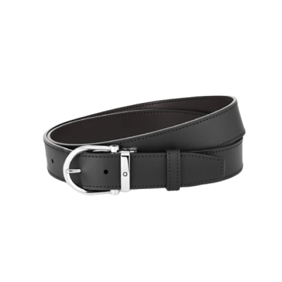 Montblanc 1200x35x5mm 128783 schwarz/braun 30 mm Wendegürtel aus Leder