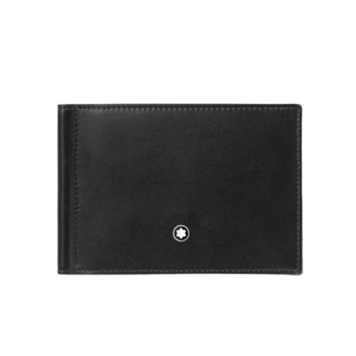 Montblanc Meisterstück 115x10x80 mm 198313 MEISTERSTÜCK Brieftasche 6cc mit Geldklammer