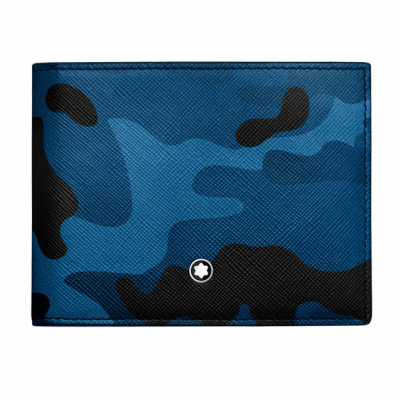 Montblanc Sartorial 11.2x8.6 cm 118676 Montblanc Sartorial Wallet camouflage Blue