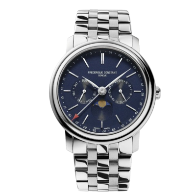Frederique Constant Classic INDEX BUSINESS TIMER FC-270N4P6B Herren-Quartzuhr 40mm