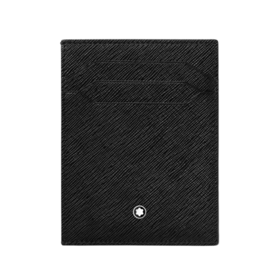 Montblanc Sartorial 90x5x120mm 130323 SARTORIAL CARDHOLDER 4CC WITH ID CARD HOLDER BLACK