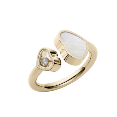 Chopard Happy Hearts 829482-0310 RING GELBGOLD DIAMANT PERLMUTT