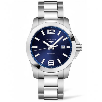 Longines Conquest L37604966 Wasserdicht 300M, Quartz, 43 mm