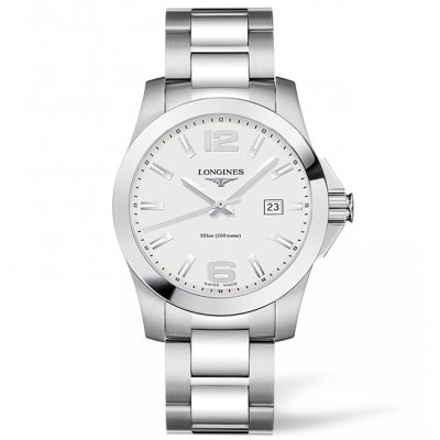 Longines Conquest L37594766 Water resistance 300M, Quartz, 43 mm