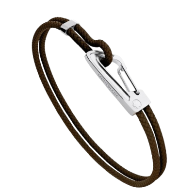 Montblanc 11694763 Karkötő acélból és bőrből '63