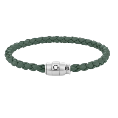 Montblanc 133151 Armband aus Stahl und Leder '63
