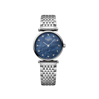 Longines La Grande Classique de Longines L42094816 Women's quartz watch with diamond indexes 24mm