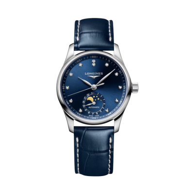 Longines Master Collection L24094970 Női automata, gyémánt indexes karóra 34mm