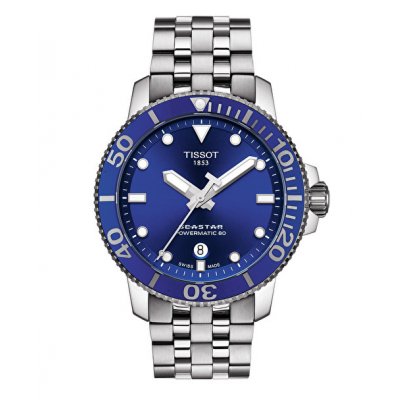Tissot Seastar 1000 POWERMATIC 80 T120.407.11.041.00 43 mm acél csat  acél szíj