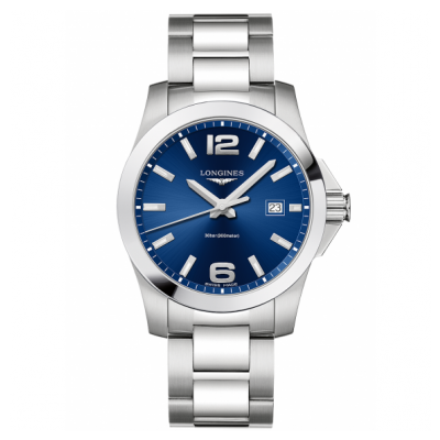 Longines Conquest L37594966 Wasserdicht 300M, Quartz, 41 mm