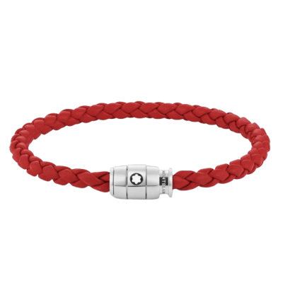 Montblanc 130902 Bracelet made of steel and leather '63