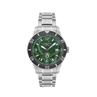 Montblanc 1858 ICED SEA AUTOMATIC DATE 130810 41mm acél tok acél szíj