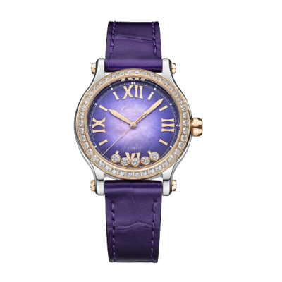 Chopard Happy Sport 278608-6012 33 MM, AUTOMATA, RÓZSA ARANY,  ACÉL, GYÉMÁNTOK