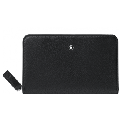 Montblanc Meisterstück Soft Grain 114471 Wallet, 4CC, Zips, 15 x 10 x 2 cm