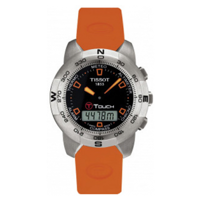 Tissot Touch Collection T33.1.598.59 40mm acél tok gumi szíj