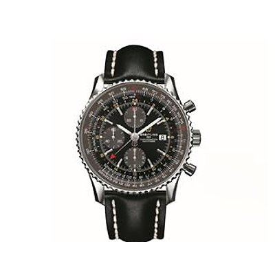 Breitling Navitimer A243225A1B1X1 46mm GMT steel case  leather  50pieces limited