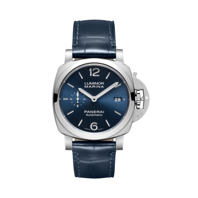 Panerai Luminor Marina PAM01393 42mm automitc, steel, blue dial alligator strap