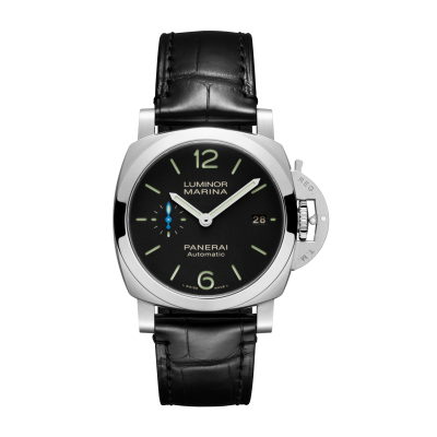 Panerai Luminor Quaranta PAM01272 40mm P900 steel case with leather strap