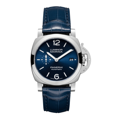 Panerai Radiomir Quaranta PAM01370 40mm Stahlgehäuse Farbe Leder