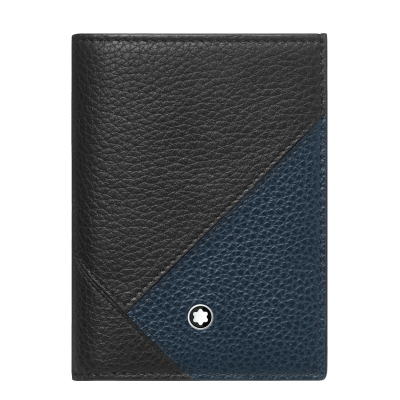 Montblanc Meisterstück Soft Grain 128531 Geometry  Card Holder with Banknote Compartment