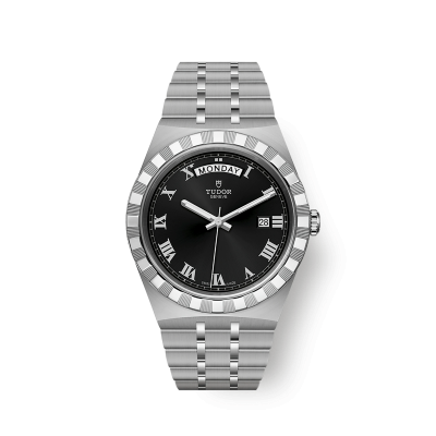 Tudor Royal M28600-0003 41mm steel case  Black dial