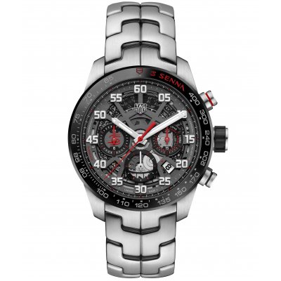 TAG Heuer Carrera SENNA CBG2013.BA0657 HEUER 02, Edit. SENNA, Wasserdicht  100M, 43 mm