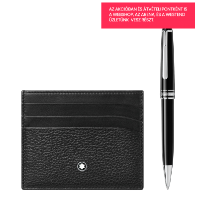Montblanc Meisterstück Set 128955 SET AUS PLATINIERTEM KUGELSCHREIBER  BRIEFTASCHE