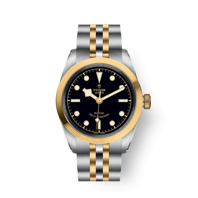 Tudor Black Bay 32 S&G M79583-0001 32 mm, acél tok, acél és sárga arany csat