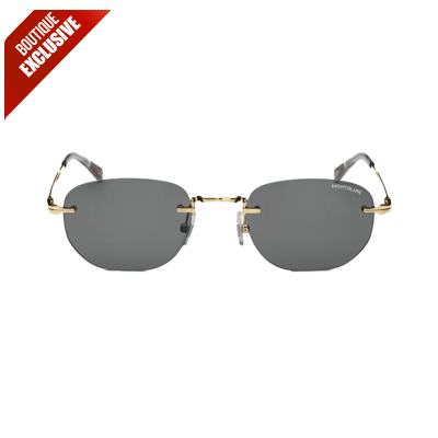 Montblanc 133072 SUNGLASSES WITH GOLD-COLORED METAL FRAME