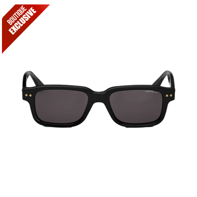 Montblanc 133083 SUNGLASSES WITH BLACK ACETATE FRAME