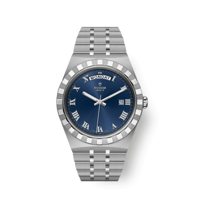 Tudor Royal M28600-0005 41 mm steel case  Blue dial
